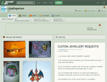 Tablet Screenshot of lilysemporium.deviantart.com