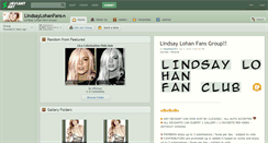 Desktop Screenshot of lindsaylohanfans.deviantart.com