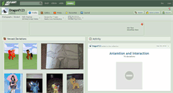 Desktop Screenshot of dragonf123.deviantart.com
