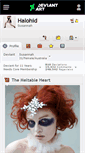 Mobile Screenshot of halohid.deviantart.com