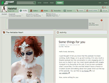 Tablet Screenshot of halohid.deviantart.com