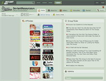 Tablet Screenshot of deviantresources.deviantart.com