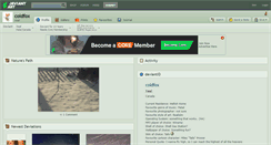 Desktop Screenshot of coldfox.deviantart.com