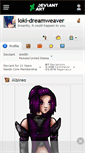 Mobile Screenshot of loki-dreamweaver.deviantart.com