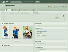 Tablet Screenshot of bikeguydrafter.deviantart.com