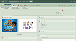 Desktop Screenshot of diegovignon.deviantart.com