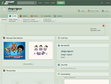 Tablet Screenshot of diegovignon.deviantart.com