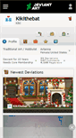 Mobile Screenshot of kikithebat.deviantart.com