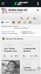Mobile Screenshot of emiko-chan-xd.deviantart.com