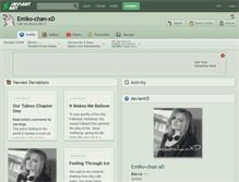 Tablet Screenshot of emiko-chan-xd.deviantart.com