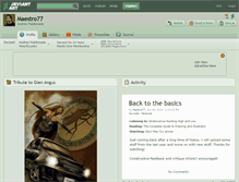 Tablet Screenshot of maestro77.deviantart.com