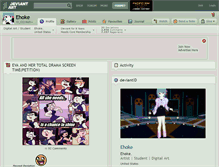 Tablet Screenshot of ehoke.deviantart.com