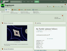 Tablet Screenshot of dragogenesis.deviantart.com