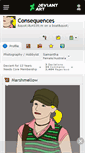 Mobile Screenshot of consequences.deviantart.com