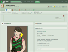 Tablet Screenshot of consequences.deviantart.com