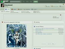 Tablet Screenshot of kilandranet.deviantart.com