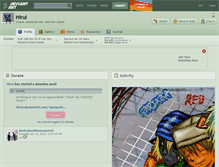 Tablet Screenshot of hirui.deviantart.com