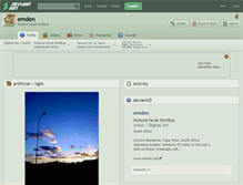 Tablet Screenshot of emden.deviantart.com