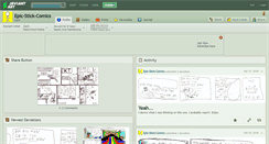 Desktop Screenshot of epic-stick-comics.deviantart.com