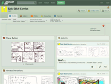 Tablet Screenshot of epic-stick-comics.deviantart.com