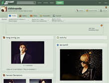 Tablet Screenshot of chihirosmile.deviantart.com