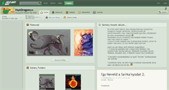 Desktop Screenshot of hundragons.deviantart.com