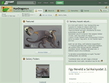 Tablet Screenshot of hundragons.deviantart.com