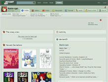 Tablet Screenshot of kenn-san.deviantart.com