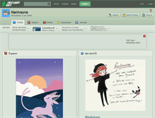 Tablet Screenshot of nanivauva.deviantart.com