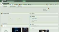 Desktop Screenshot of nightpanther.deviantart.com