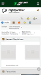 Mobile Screenshot of nightpanther.deviantart.com