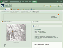 Tablet Screenshot of eddie-nash.deviantart.com