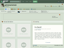 Tablet Screenshot of guimarquesaraujo.deviantart.com