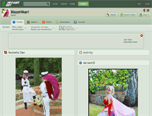 Tablet Screenshot of blazehikari.deviantart.com