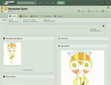 Tablet Screenshot of handyman-spark.deviantart.com