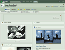 Tablet Screenshot of dacentastesgood.deviantart.com