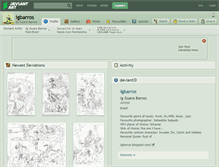 Tablet Screenshot of igbarros.deviantart.com