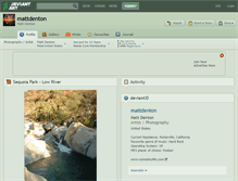 Tablet Screenshot of mattdenton.deviantart.com
