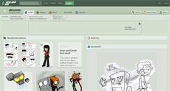 Desktop Screenshot of dtrcomic.deviantart.com