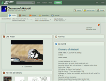 Tablet Screenshot of chomaru-of-akatsuki.deviantart.com