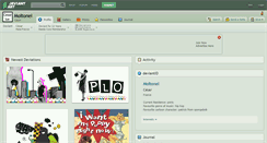 Desktop Screenshot of moltonel.deviantart.com