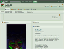 Tablet Screenshot of crybaby00.deviantart.com