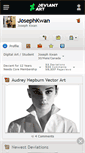 Mobile Screenshot of josephkwan.deviantart.com
