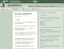 Tablet Screenshot of claim-a-fifaplayer.deviantart.com