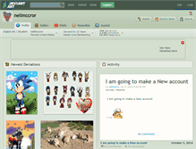 Tablet Screenshot of nellmccror.deviantart.com