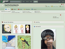 Tablet Screenshot of kaoricorinnemancho.deviantart.com