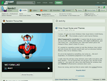 Tablet Screenshot of kevin.deviantart.com