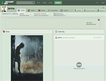 Tablet Screenshot of janina.deviantart.com