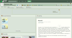 Desktop Screenshot of chococow-moo.deviantart.com