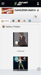 Mobile Screenshot of comicdish-max.deviantart.com